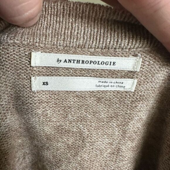 Anthropologie grandpa camel tan XS preppy pullover sweater - Picture 3 of 3
